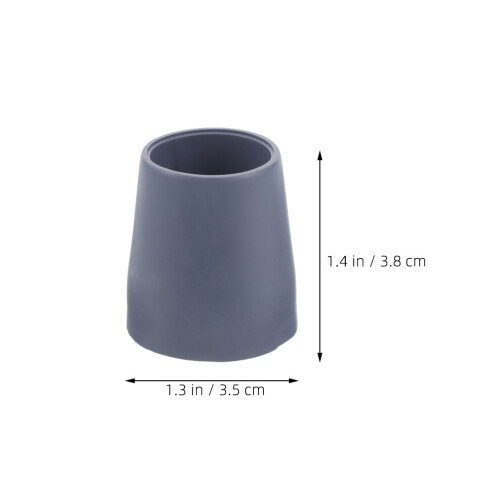 8 duschhocker beinmanschetten 24 mm mit gummifüßen 2