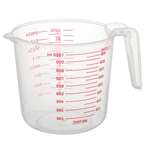 1000Ml Kunststoff Messbecher Fürs Backen