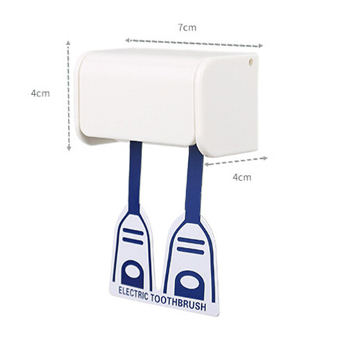 2 Pcs Tooth Brush Holder Toothbrush Holders For Bathroom Storage Rack 1