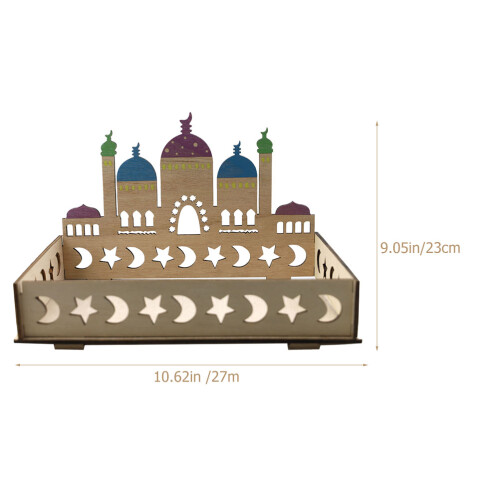 ramadan gefärbtes tablett für dessert und snack 1