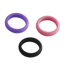 3Stk Silikon Hochzeit Ringe Bunte Sportringe Komfortabel & Wasserdicht