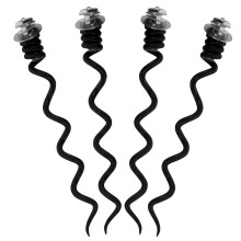 4-teiliges Korkenzieher-Set mit Metall-Spirale, Ersatz für Reparatur