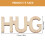 100 holz-ausschnitte buchstabenform für „hug“, bulk 2