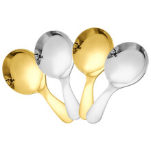 4Stk. Kurzgriff Löffel Set Für Salz Dessert