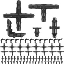 1 satz tropfbewässerung 6,35 mm wasserschlauchverbinder sortiment