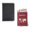 Zwarte Multifunctionele Lederen Paspoort Wallet 4