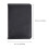 Zwarte Multifunctionele Lederen Paspoort Wallet 2