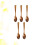 Raindrops 5 Mini Löffel Für Kinder 12,5*2,6 Cm 8