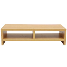 Desk Stand Van Hout Met Organizer Voor Bureauartikelen