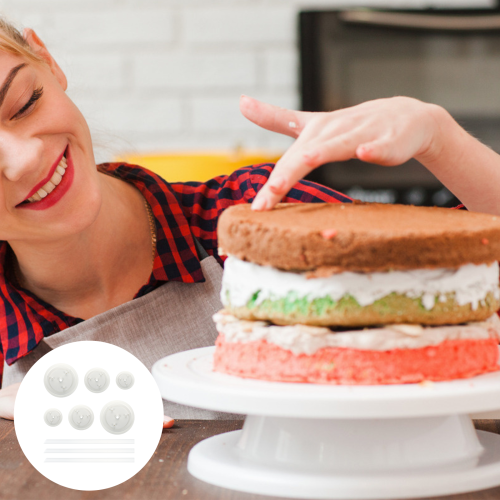 6Sets Desserthalter Ps Kuchenständer Für Display Und Service 2
