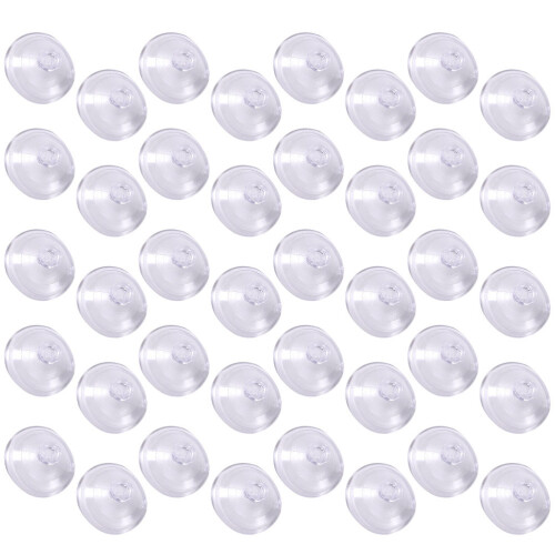 Transparent Plastic Suction Cups Without Hooks for Window Decor