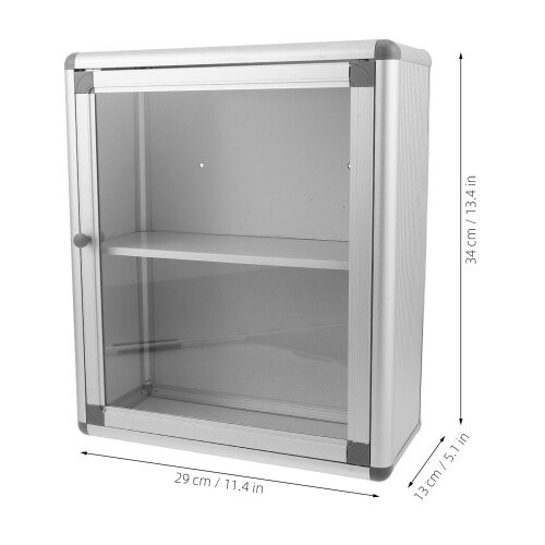 wandbeugel medicijnorganizer met transparant 2