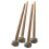 4 mallets voor gong, slaginstrument hamers 1