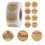 1 Rol Stickerlabels Kraftpapier Tags Stickers 10