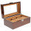 watch storage box 3 slots display case jewelry organizer 3