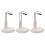3Pcs Doll Display Rack White Sturdy Iron Plastic Doll Holding Stand 5