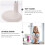 3Pcs Doll Display Rack White Sturdy Iron Plastic Doll Holding Stand 10