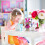 3Pcs Doll Display Rack White Sturdy Iron Plastic Doll Holding Stand 7
