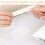 10 folhas adesivas dupla face ovaladas com gel transparente 10