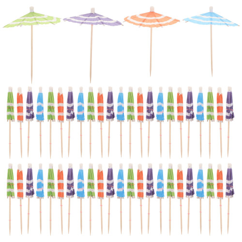 50 unid. com guarda-chuva para decorativos