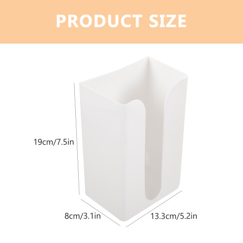 1 stuks wandmontage toiletpapierhouder , wit 2