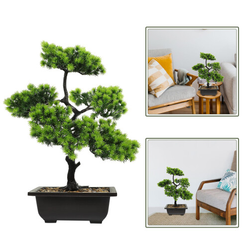 Árvore Bonsai Artificial Vaso Planta Decorativa 1