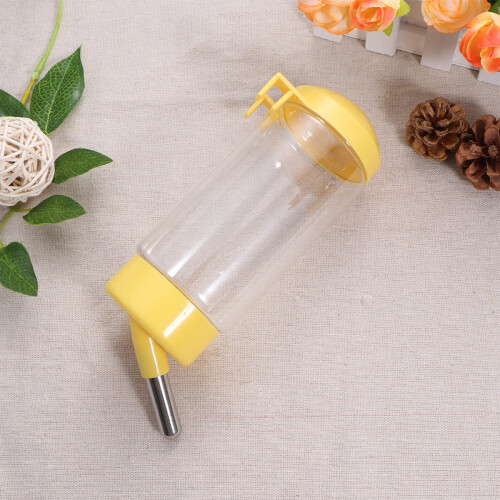 garrafa 400 ml sem gotejamento com pendurador para animais pequenos 2