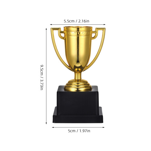 troféu de plástico pequeno para concurso e 2