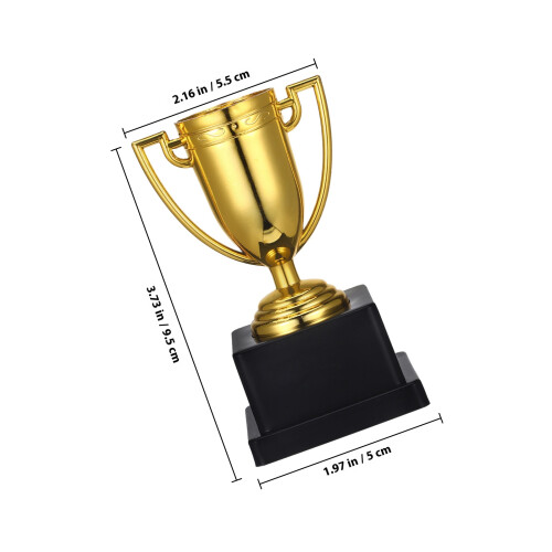 troféu de plástico pequeno para concurso e 1