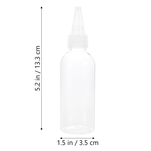 15 . frascos 80 ml para com , plástico c/ aplicador 1