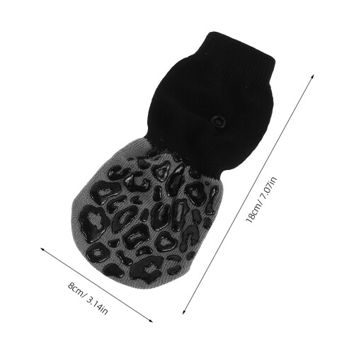 4 pares de antiderrapantes para cães médios e 2