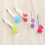 8 Unidades Mini Pinças Aço Inoxidável Com Silicone Para 3