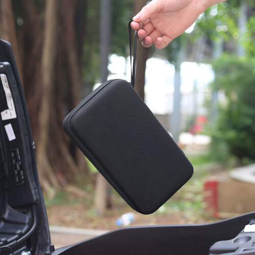 bolsa de armazenamento para scooter com capa rígida e carregador 2