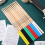 12 pares de baquetas de antiderrapantes os níveis 11