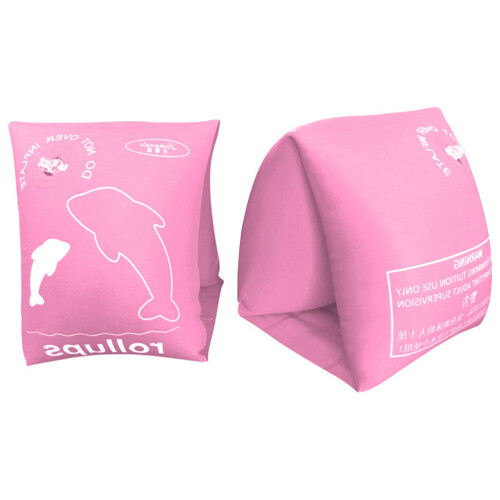 2 braçadeiras infláveis para natação - tam L (rosa) 2