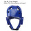 capacete eva com ventilação para taekwondo e kickboxing m azul 2