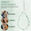 colar para com de cristal e cordão natural 6