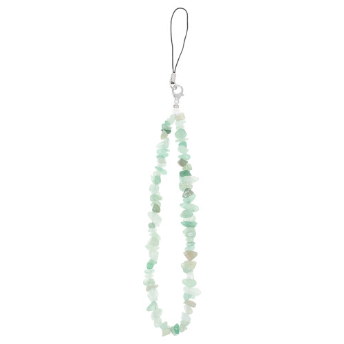 colar para com de cristal e cordão natural 2