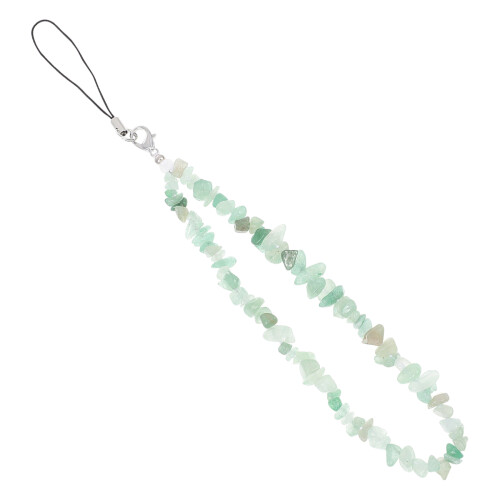 colar para com de cristal e cordão natural 1