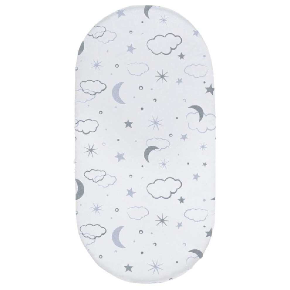 Fitted Bassinet Sheet Cotton For Cradle And Crib, Compatible With Basket Pad And Changing Mat Cover, Baby Pillow Cases
