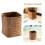 strohgeflecht stifthalter für make-up- desktop-organizer 7