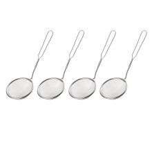 4 kleine edelstahlsiebe löffel für hot pot