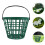 2pcs Outdoor Golf Ball Storage Container Plastik 11