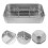 1 Set Grillplatte Multifunktionale Abtropfplatte 3