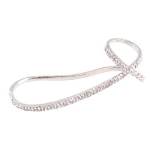 1stk Hand Armband Handmanschette Palmenring Silver