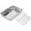 1 Set Grillplatte Multifunktionale Abtropfplatte 11