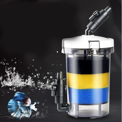 1 aquariumfilter transparent, außenfilter mit filterpatrone 2