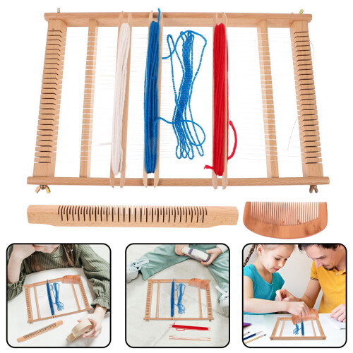 Handcraft Kleiner Webstuhl Holz Für Manuelle Weberei 2