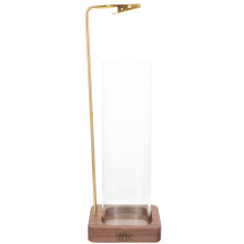 Glass Räucherstäbchenhalter Mit Aschenauffangbehälter Für Schreibtisch