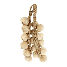 2 künstliche knoblauch-attrappen aus kunststoff für landhausstil